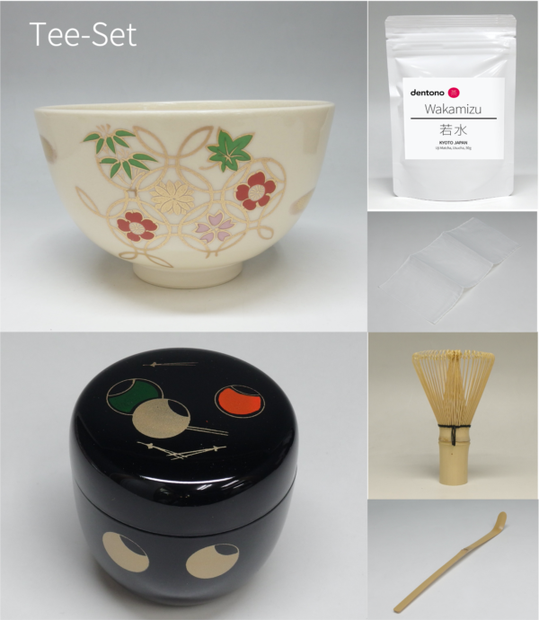 Tee Set mit Matcha Tee